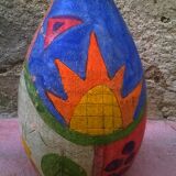 Vintage colorful vase