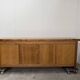 Brutalist 70's sideboard in solid elm