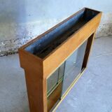 illuminated planter display case from the 1950s
