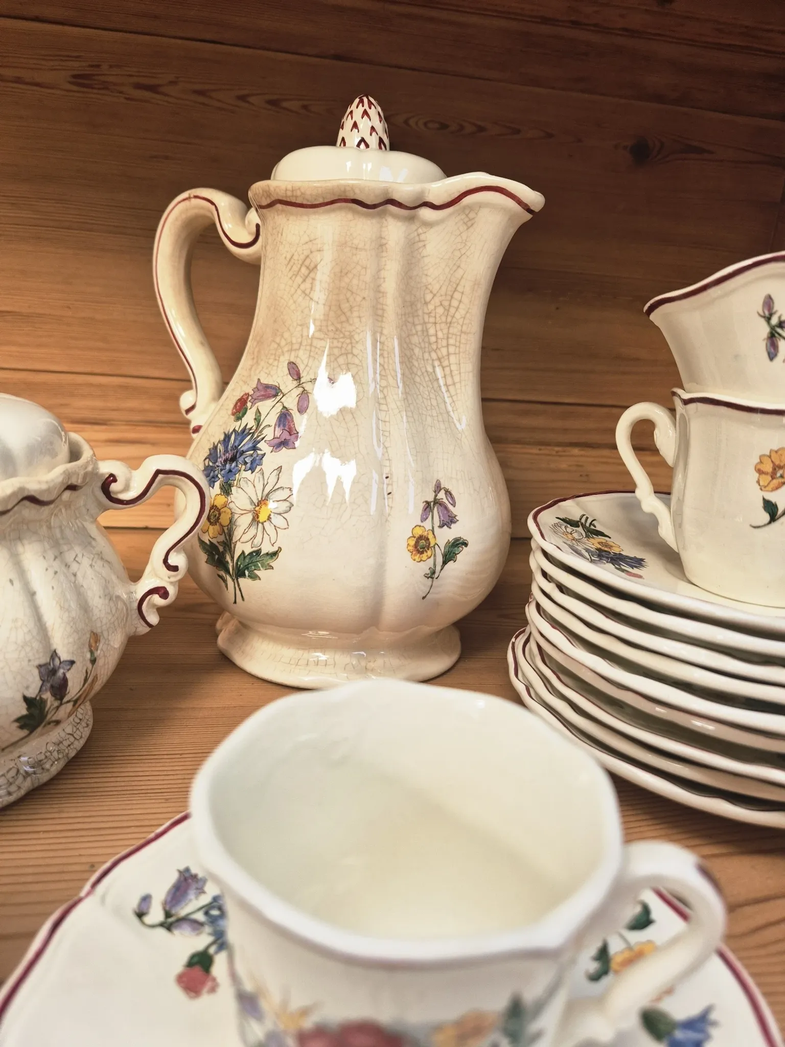 Complete tea and coffee service Sarreguemines