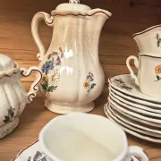 Complete tea and coffee service Sarreguemines