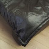 Leather armchair, Italian design, 1960s, production: Italy