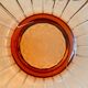 Plat en verre ambre