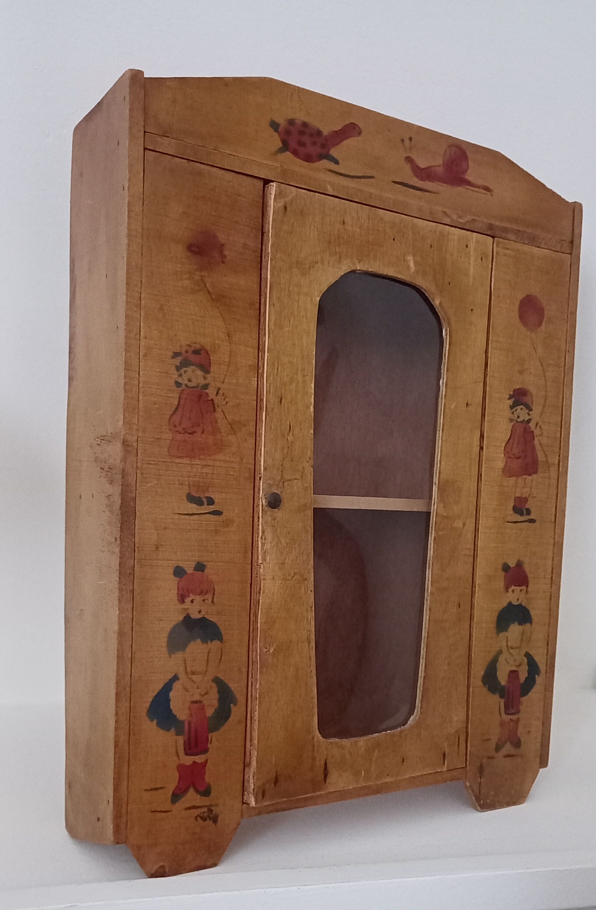 Vintage wooden children's room cabinet
