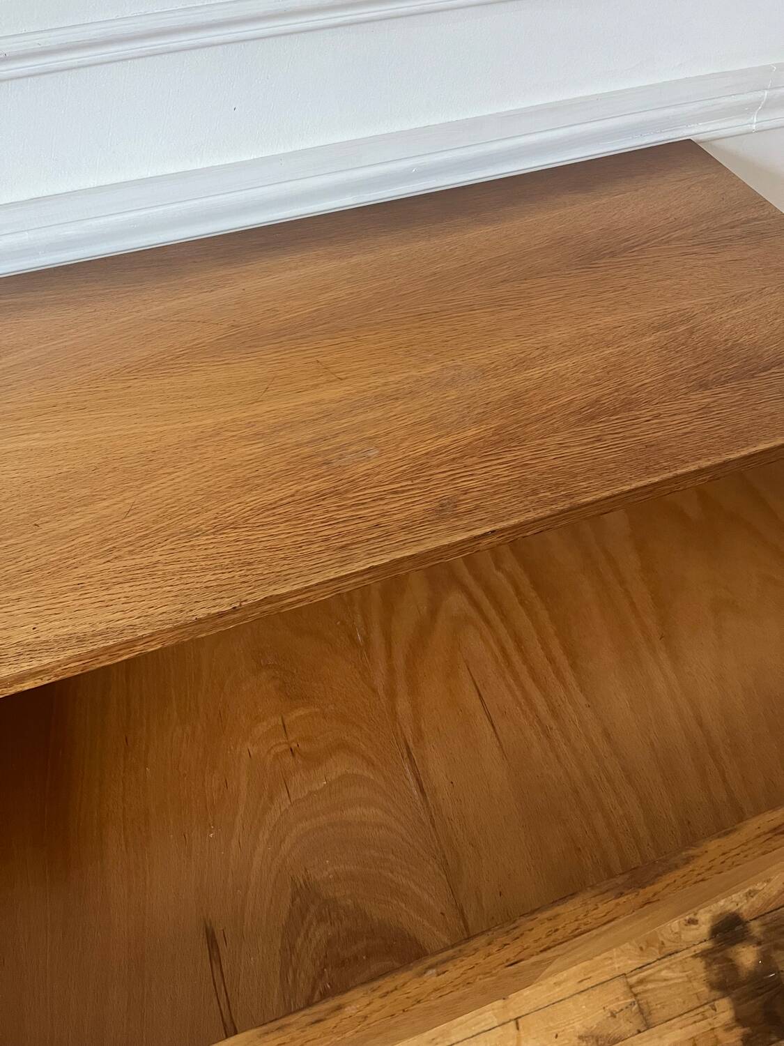 Commode en bois vintage années 50