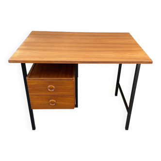 Vintage desk from the 60s wood and metal