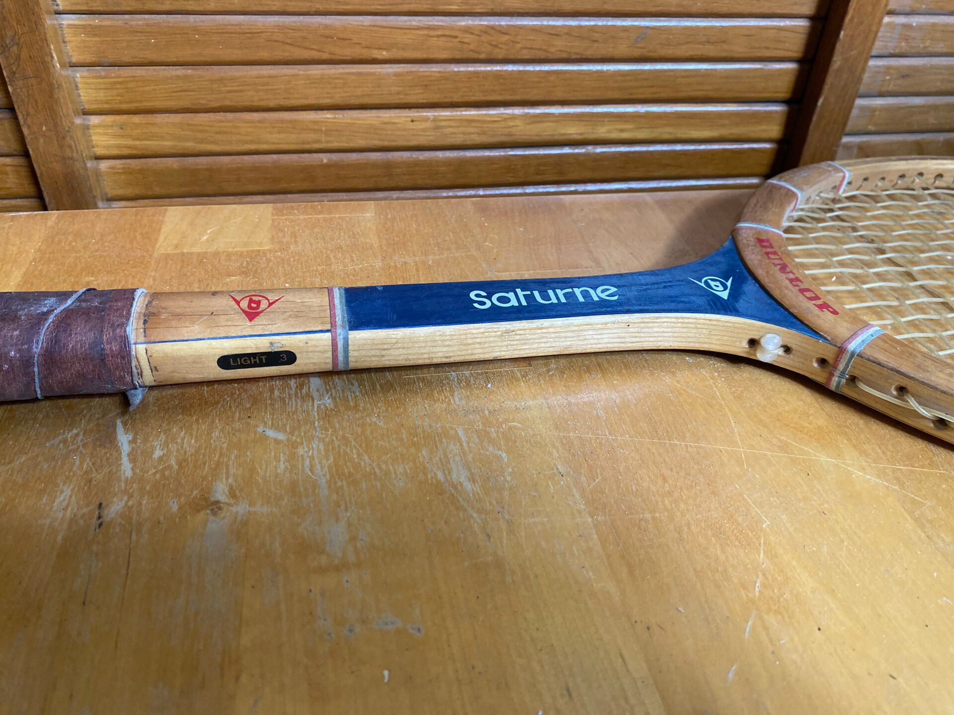 Vintage Dunlop Saturn Wood Tennis Racket