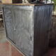Administrative brushed metal furniture