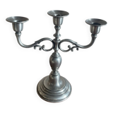 Pewter candle holder