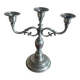 Pewter candle holder