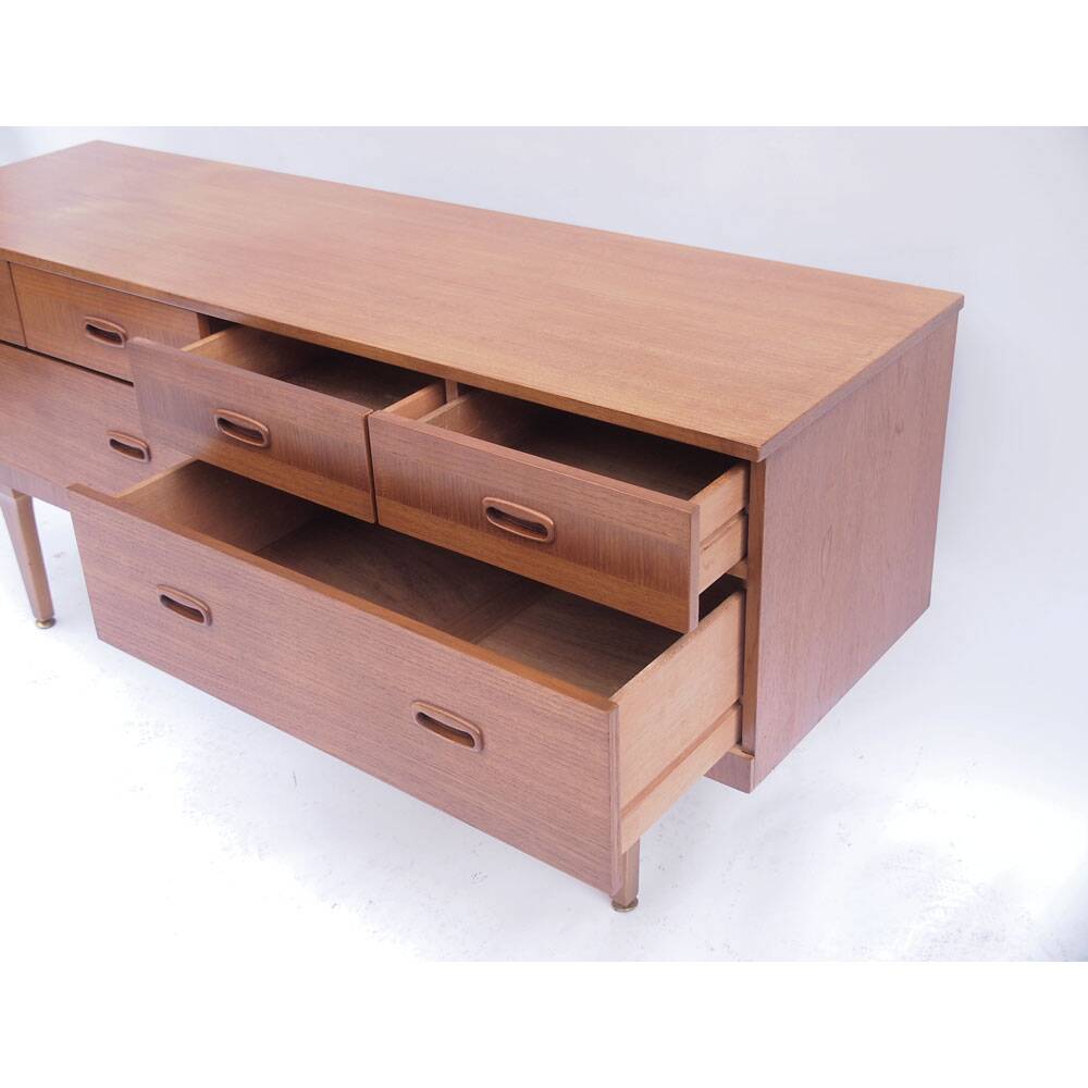 Vintage Scandinavian drawer sideboard