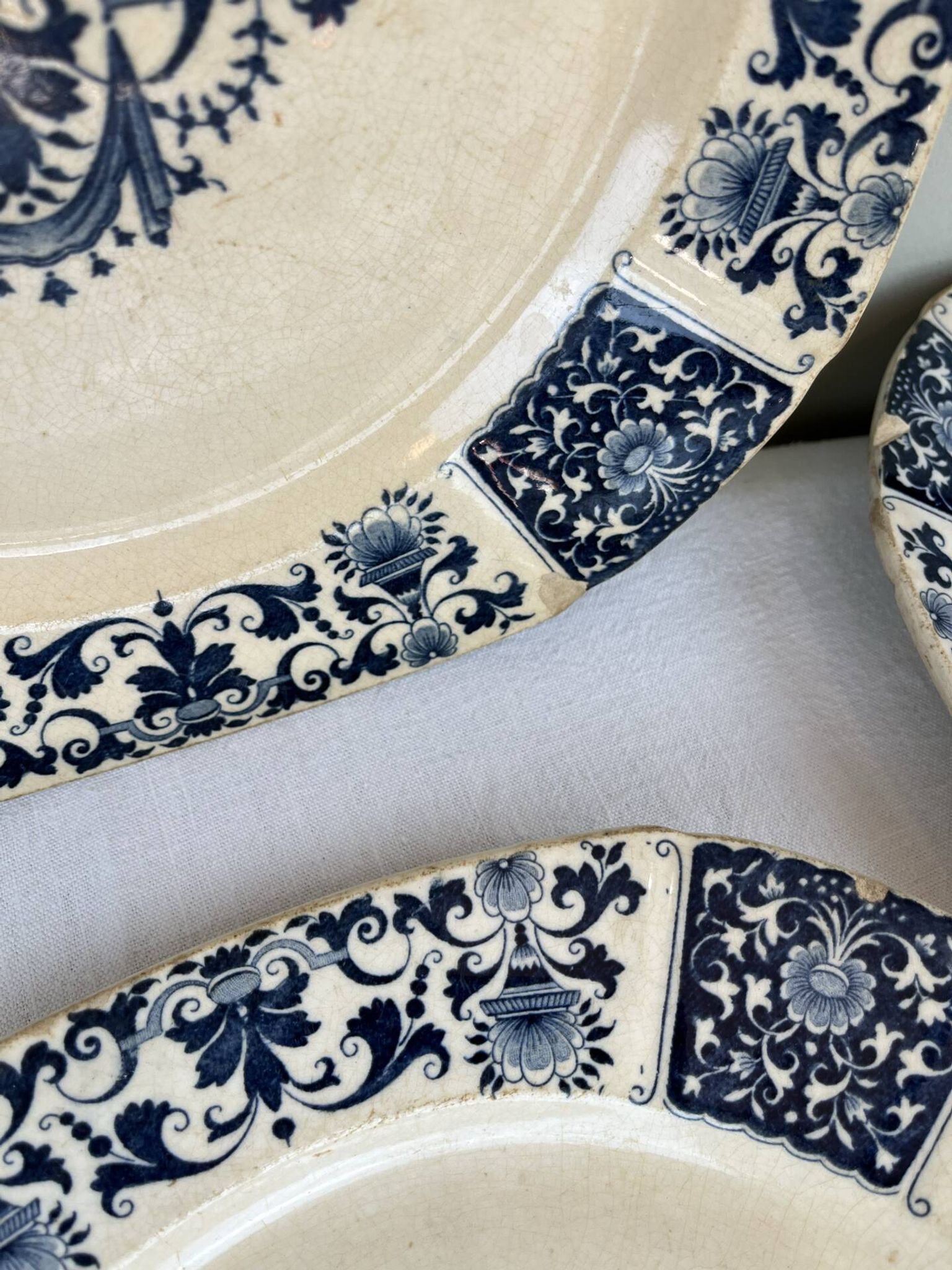 Antique plate from the late 19th century.