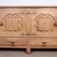 Very large French sideboard in solid oak, Guillerme and Chambron 1960.