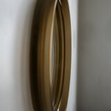 Mirror round cap 70s in smoked amber plexi