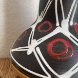 Vase from West Germany in ceramic from the 1960s.