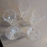 5 crystal champagne flutes