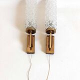 Pair of Scandinavian wall lights from the 70s