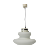 Midcentury Glass Pedant by Napako, 1960s
