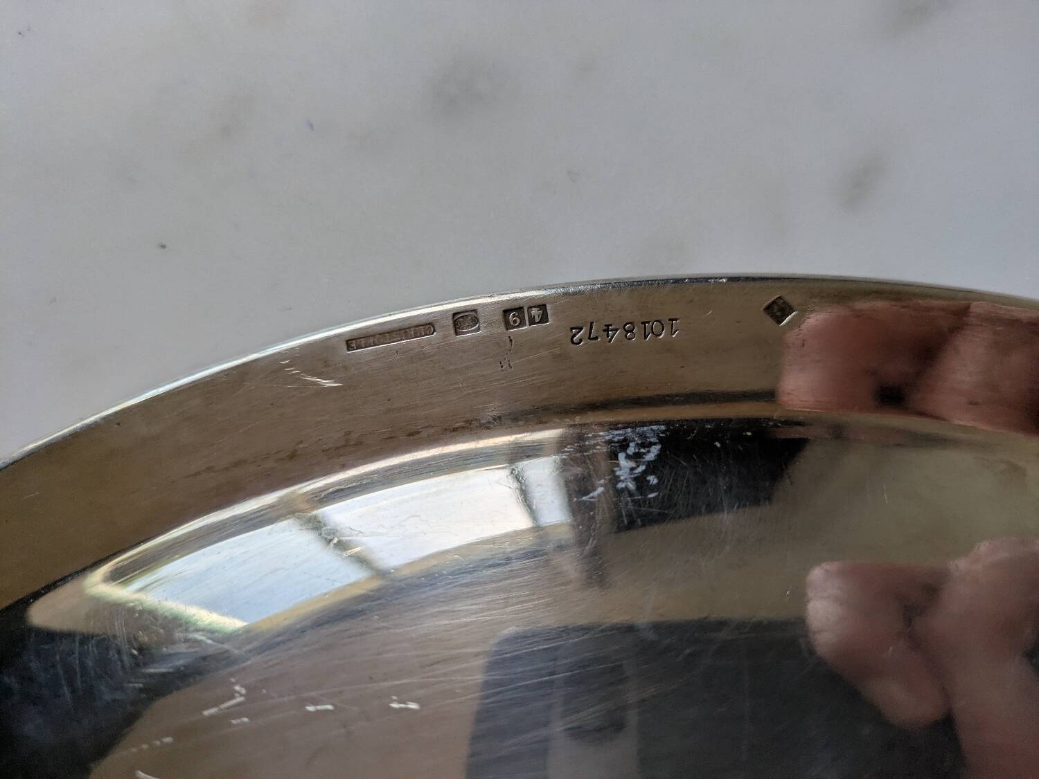 Cristofle plate model Albi