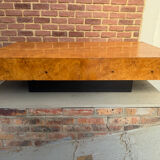 Elm burl coffee table