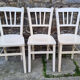 Luterma table and chairs set, shabby chic, 40s