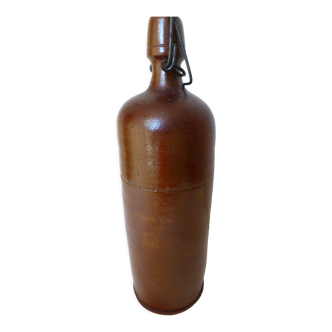 Vintage glazed stoneware bottle