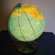 Globe terrestre lumineux vintage JRO Wechselbid, France