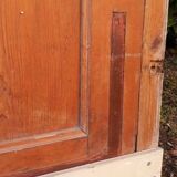 Front door and its frame, translucent glass windows, early 20th century