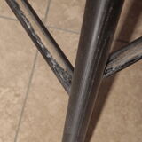 Black ash stool seating height 75cm