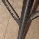 Black ash stool seating height 75cm