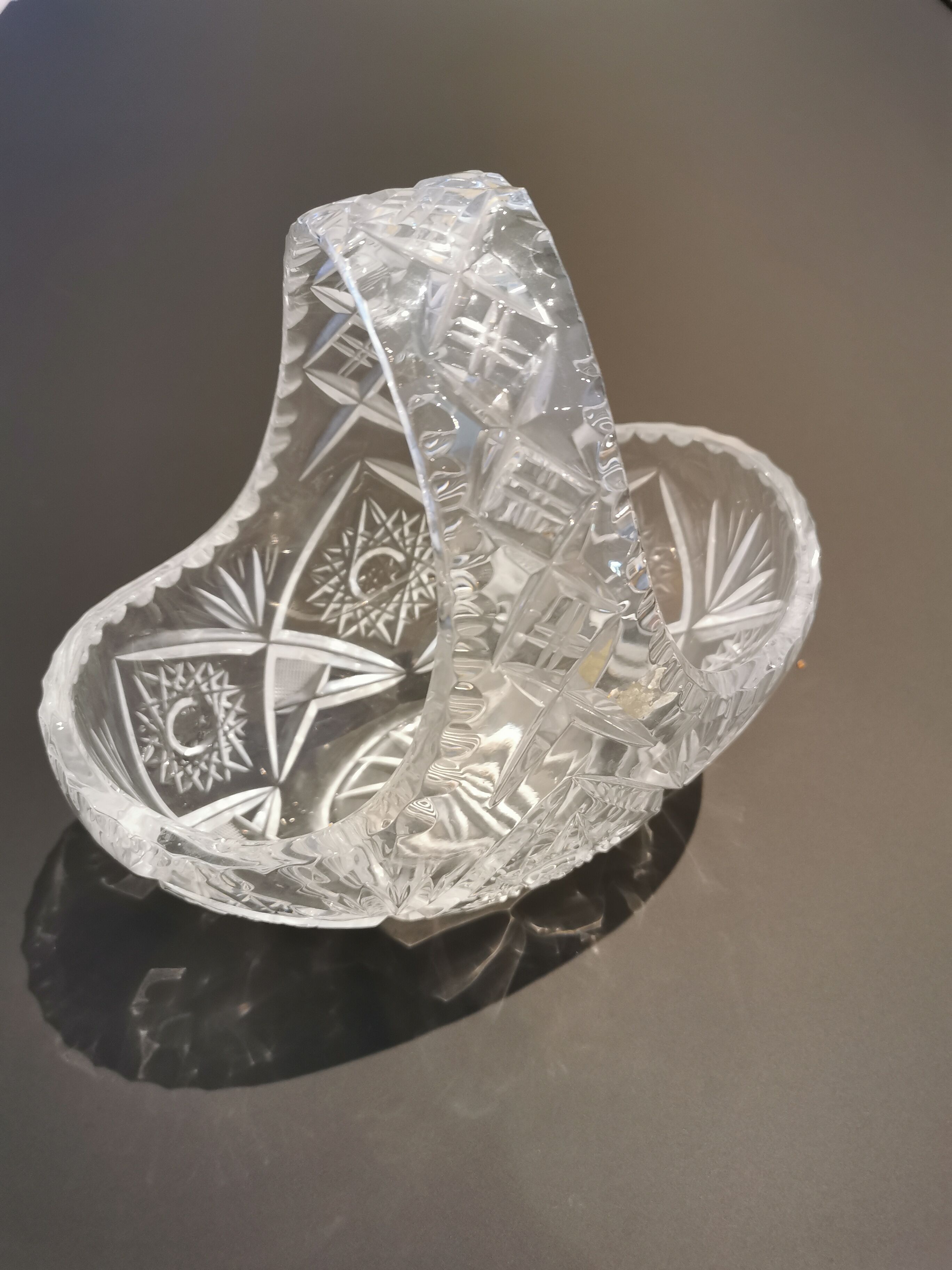 crystal fruit bowl