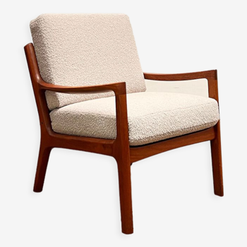 Teak armchair or easy chair by Ole Wanscher for France & Son, Mid Century Modern Danish Design, 1950er