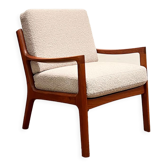 Teak armchair or easy chair by Ole Wanscher for France & Son, Mid Century Modern Danish Design, 1950er