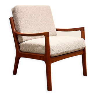 Teak armchair or easy chair by Ole Wanscher for France & Son, Mid Century Modern Danish Design, 1950er