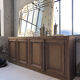 Italian design milked gold mirror