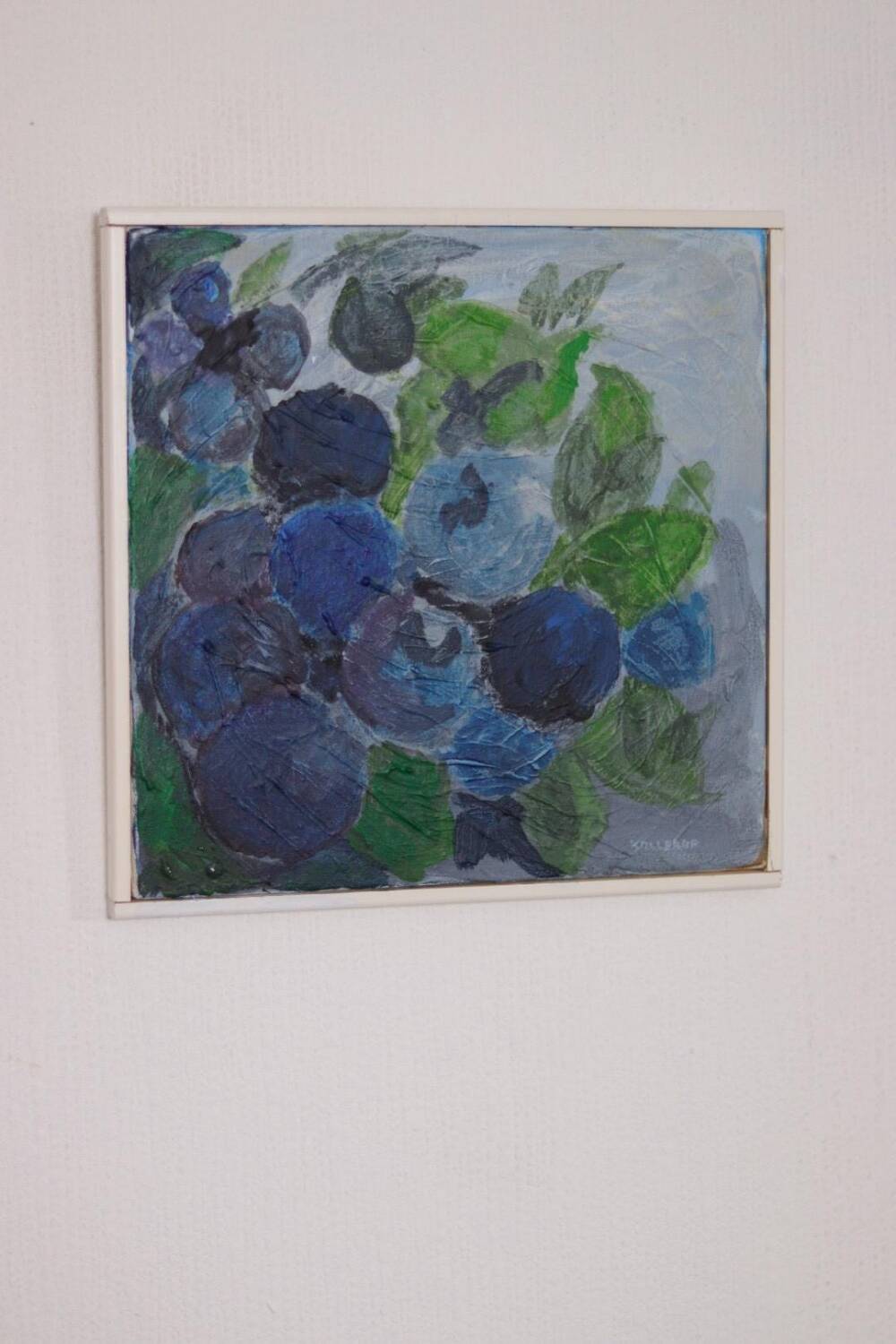 Swedish Oil on Canvas – “Blue Berries” by Martin Kallerup