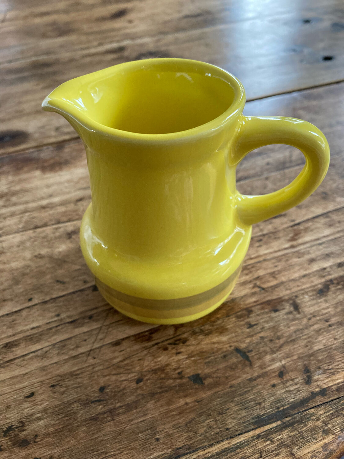 Saint Amand earthenware milk jug