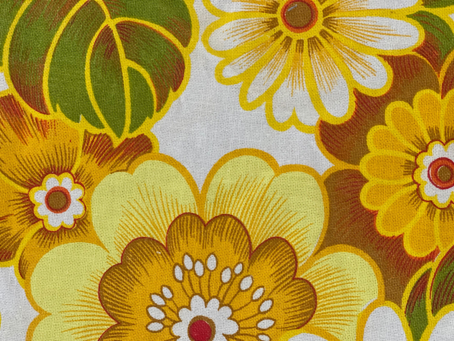 Nappe ronde vintage 1970