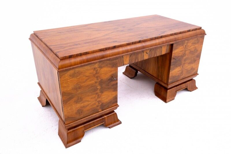 Art Deco office set from the 1930s, Poland. After renovation.