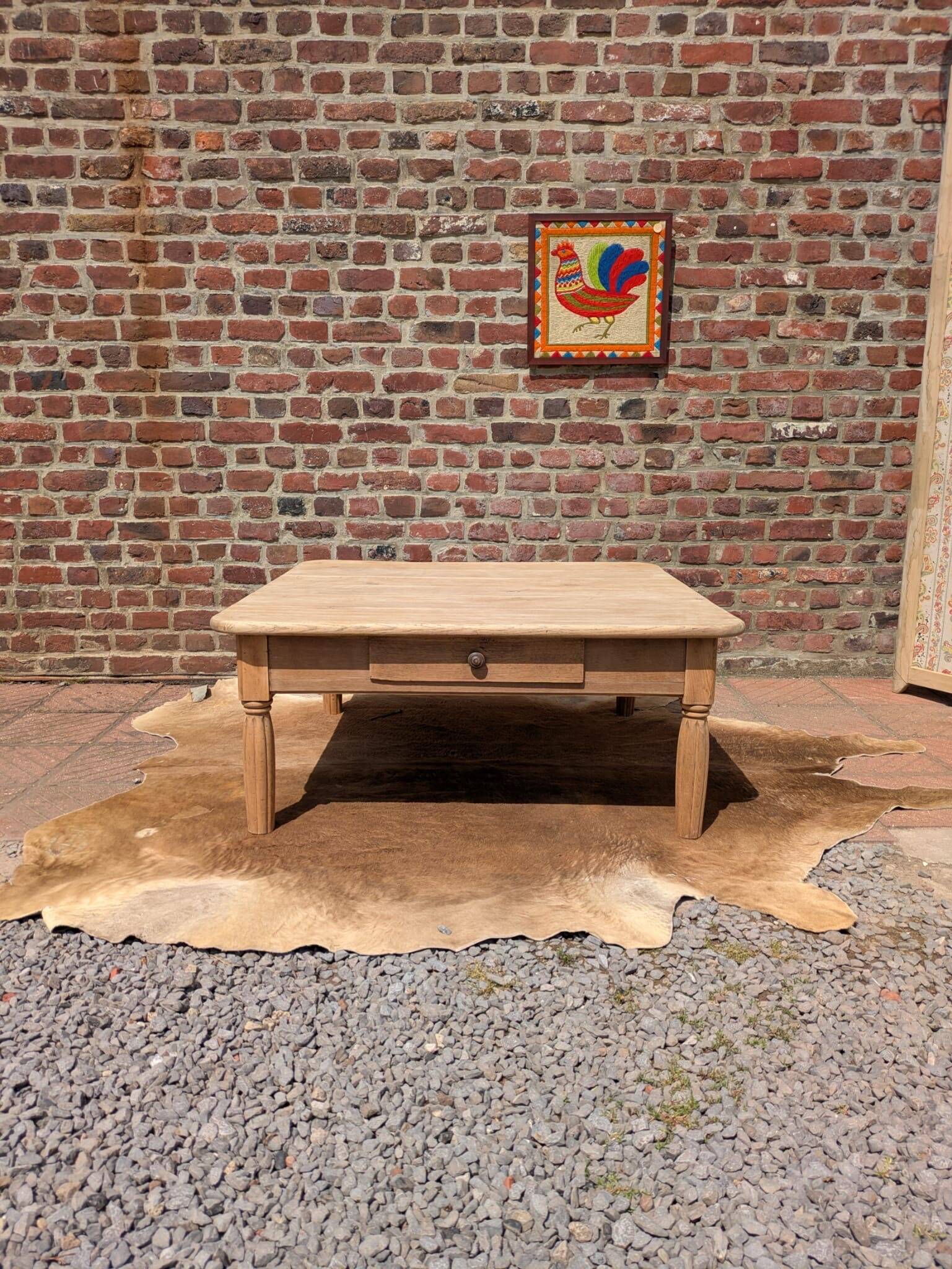 Table basse carré