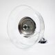 Italian glass lamp , 1980s