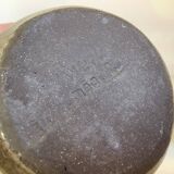 Eight brown ceramic pitcher vases