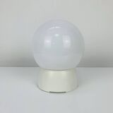 Vintage opaline ball wall lamp from the 60s