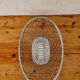 Large vintage metal fruit basket
