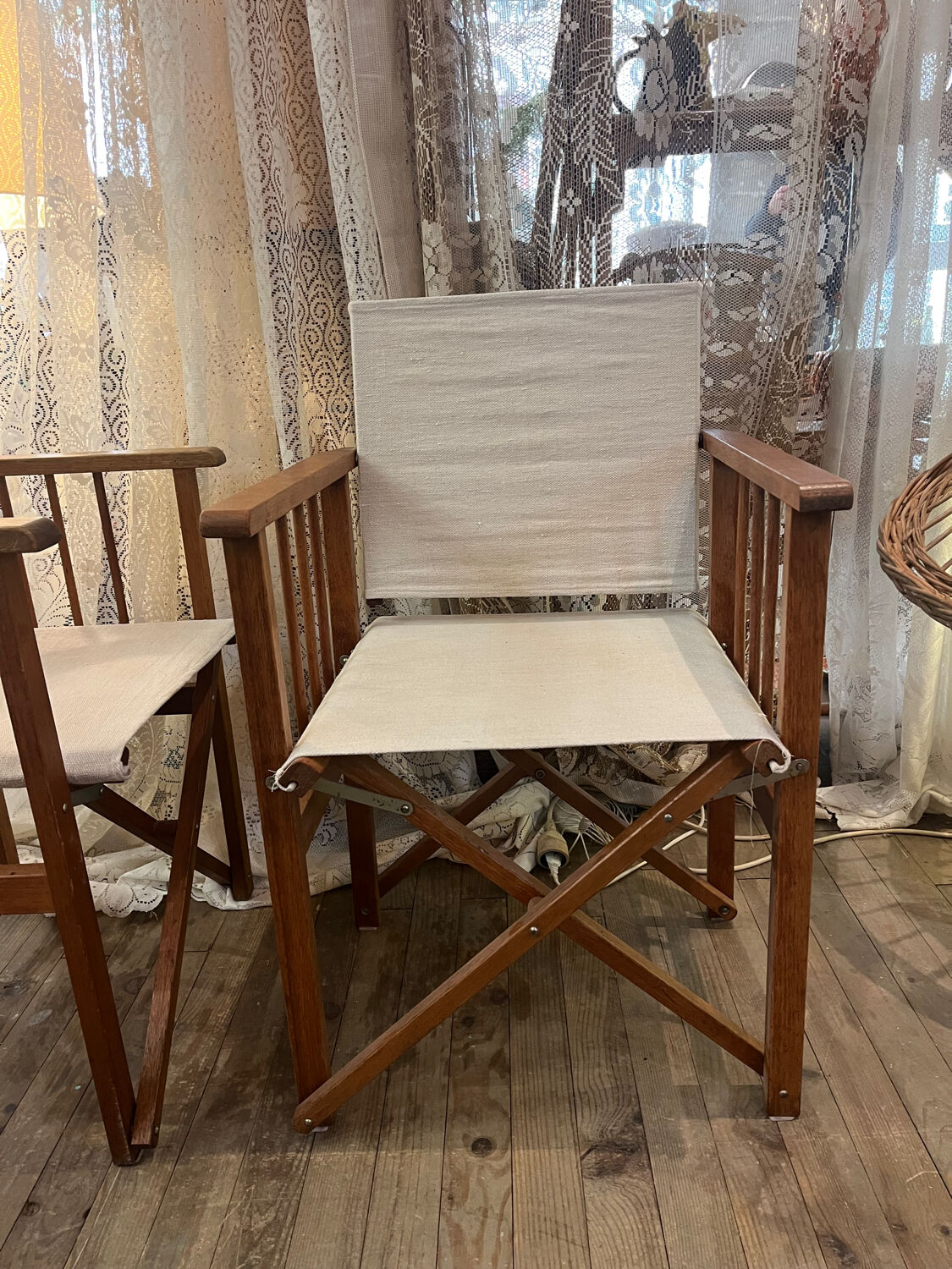 Vintage folding chairs
