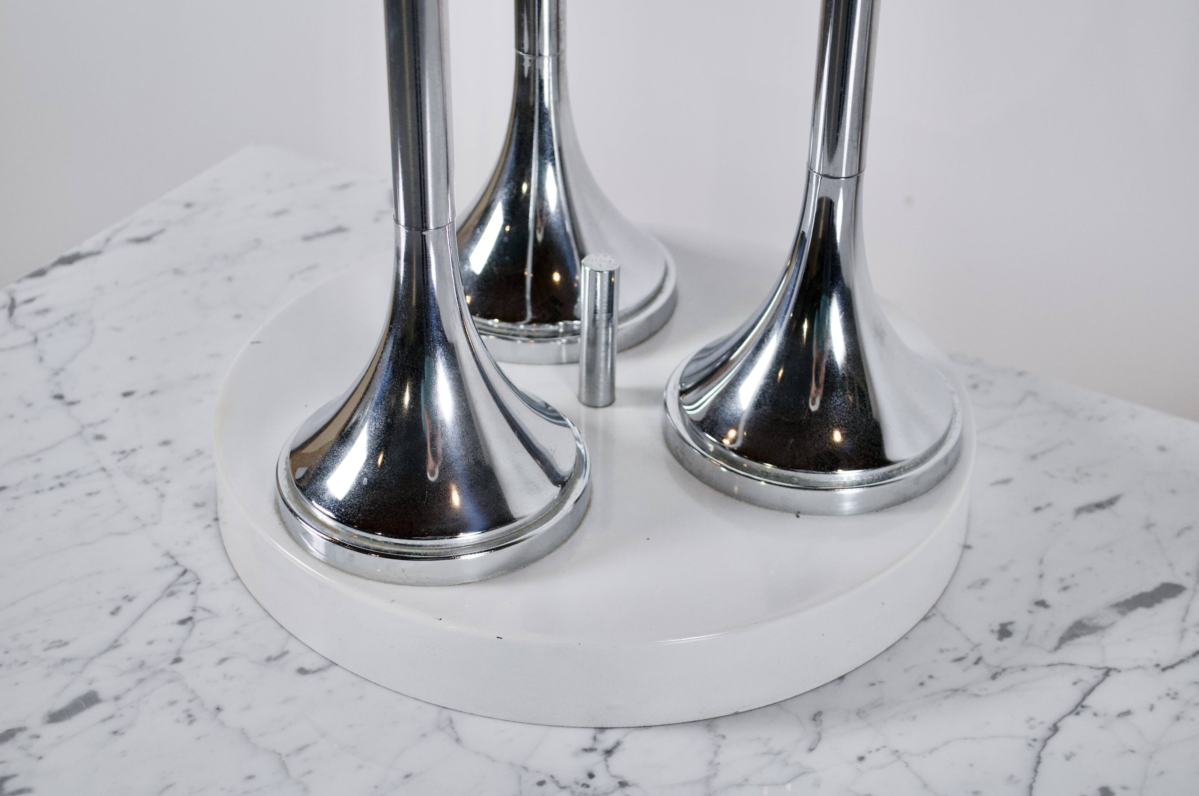 Italian lamp with 3 globes, 1970s