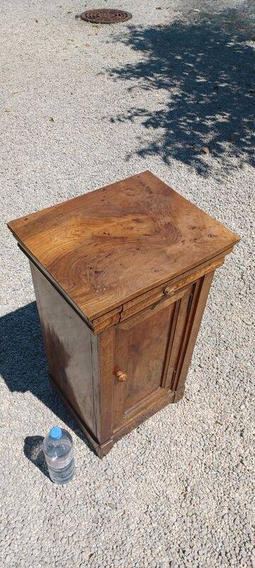 Rare console table / somno in solid walnut (19th century) – charm & raw authenticity