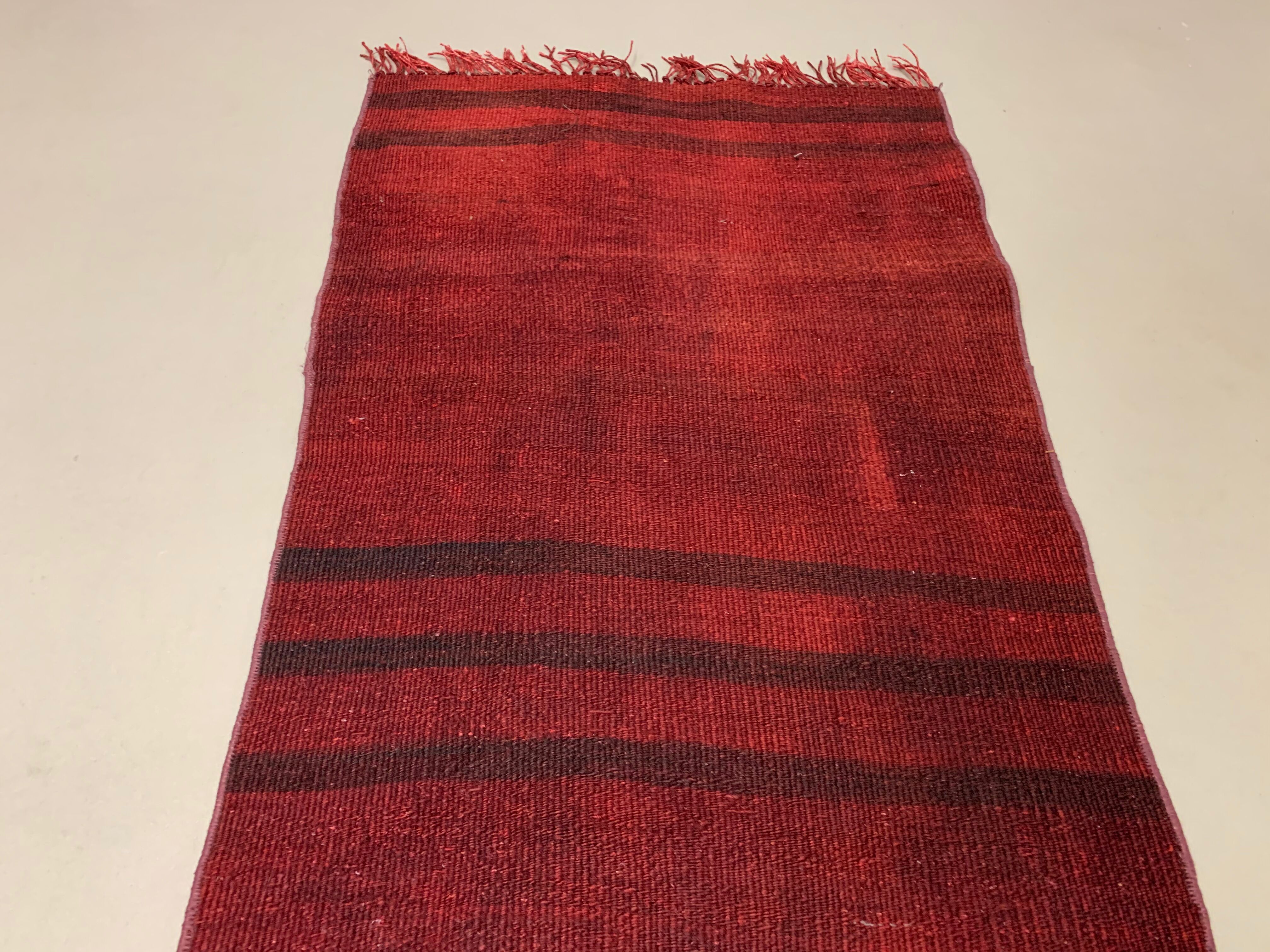 Old Turkish narrow Kilim Runner 310x54 cm