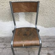 Vintage vintage 70s adult school chair