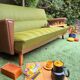 Vintage 1950s/60s 2/3-seater sofa